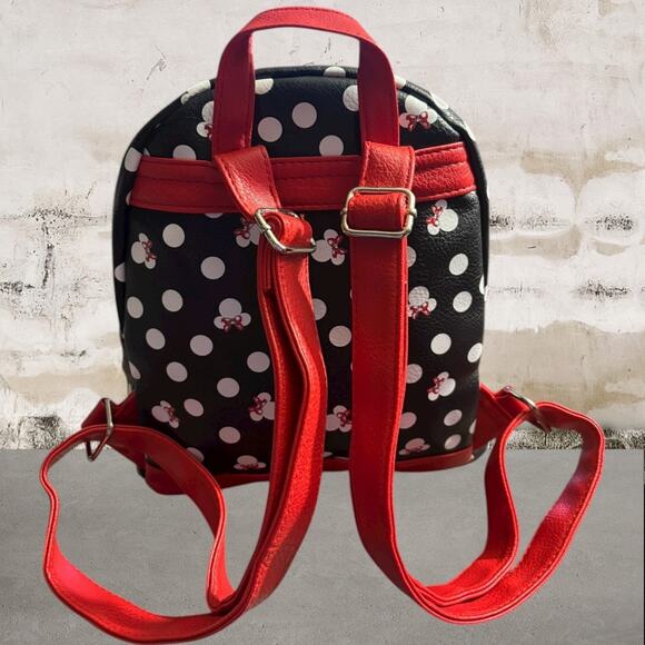 Disney Parks Exclusive Minney Mouse Dots & Bows Backpack - Picture 4 of 8